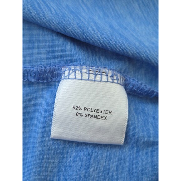 Peter Millar Polo Shirt Mens 2XL XXL Blue Stripe Summer Comfort Golf Performance - Picture 4 of 6